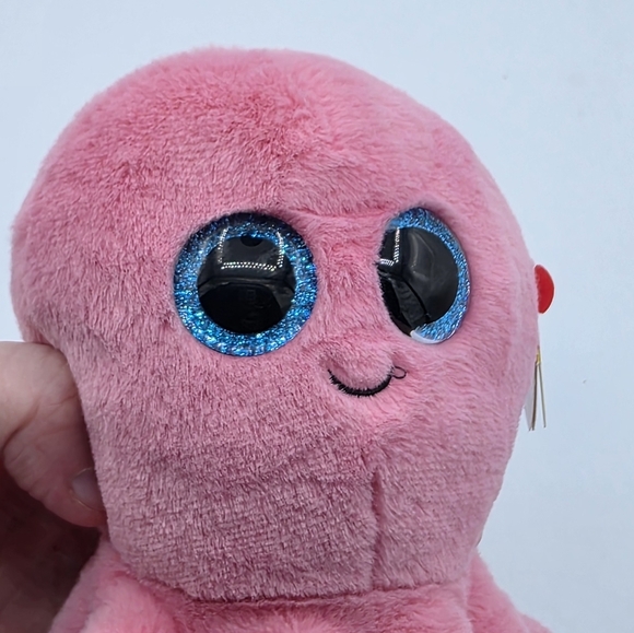 Ty Beanie Boos Sheldon The Octopus Beanie Baby Plush Toy - Picture 3 of 6